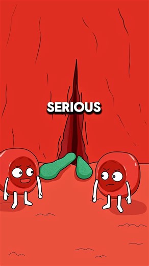 How a Rusty Nail Can Lead to Tetanus ⚠️🦠..!!#e2dhealth #animation #2dshow #health #fypシ