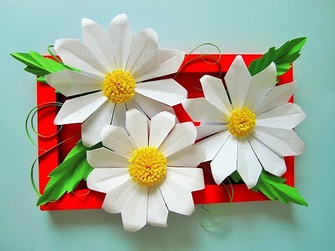 DIY/ marguerite /Gänseblümchen /Origami