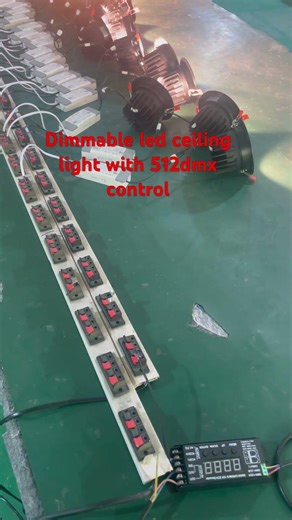 Special order (Dimmable LED ceiling light with dmx control) #eventlighting#stagelighting #ledlights