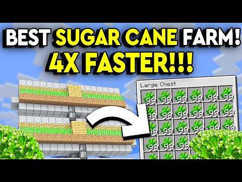 BEST INFINITE SUGAR CANE FARM 1.21 in Minecraft Tutorial - 0 SECOND!