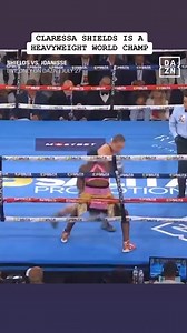 CLARESSA SHIELDS DEFEATS VANESSA LEPAGE-JOANISSE TO BECOME A HEAVYWEIGHT CHAMPION. Claressa stops Lepage-Joanisse in round two to win the WBC world heavyweight title and WBO world light-heavyweight title. Claressa is now a five-weight world champion. #kboxtv #boxing #boxeo #ClaressaShields #gwoat #shieldsjoanisse #femaleboxing #boxingtraining #boxinglife | KBOXtv