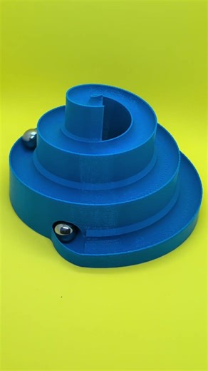 🌀 3-Turn Helix Slider #marble track