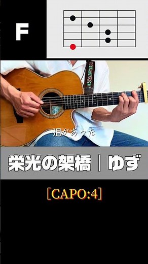 【指で弾くゆず🎸】栄光の架橋