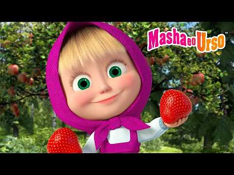 Vibe Morango 🍓 Masha e o Urso ☀️🎀 Coleção de desenhos animados