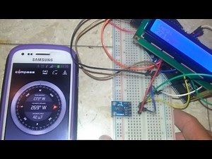 A digital compass : Arduino and Digital Magnetometer HMC5883L