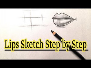How to draw lips easy step by step | Drawing Lips from Basics with Pencil | Lip Drawing Tutorial