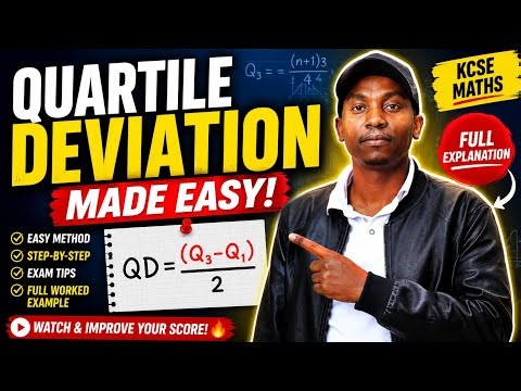 Quartile Deviation Simplified 📚 KCSE Maths Secrets Revealed!