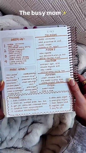 Monthly Overview Spreads Done 4 ways