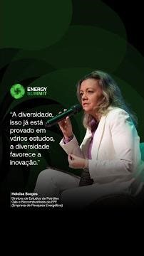 Inovação na transição energética exige diversidade e novos olhares, como destacou Heloisa Borges