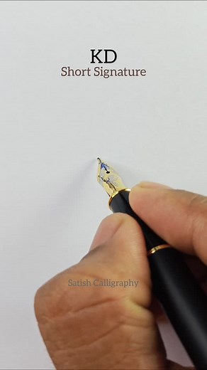 Satish Calligraphy | KD . . #signature #autograph #art #collection #photography #fashion #love #autographs #design #logo #signed #graphology #wedding #lahore... | Instagram