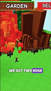 Filling all my farm slots with HUGE Trees Day 4 #roblox #growagarden