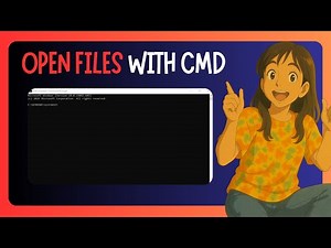 How To EASILY OPEN A Folder Or File Using Command Prompt