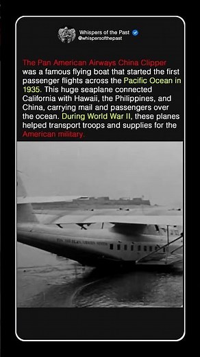 The China Clipper The First Trans Pacific Passenger Flight