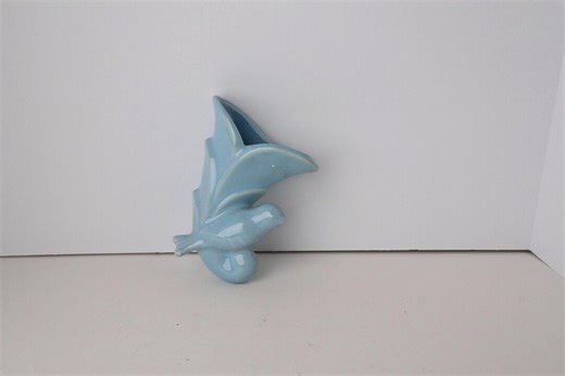 Vintage 1950s Ceramic Blue Bird Wall Pocket – Hand-painted Decorative Bird Figurine - Etsy