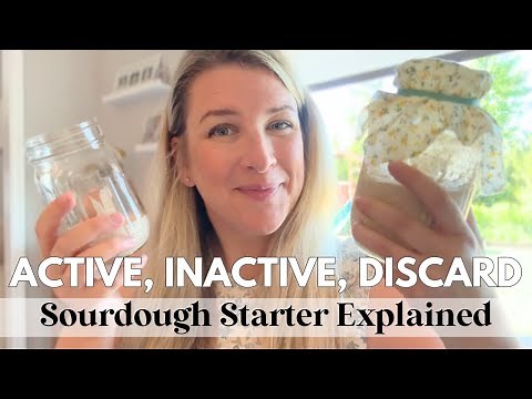 The Difference Between Active, Inactive, and Discard | SOURDOUGH STARTER BASICS