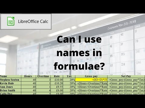 Master LibreOffice Calc with Named Ranges and Cells | Spreadsheet Tips