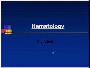 Introduction to Hematology