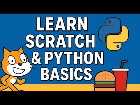 Ep. 1 Creating Simple Programs with Scratch and Python (Input, Output, and Food Ordering Example)