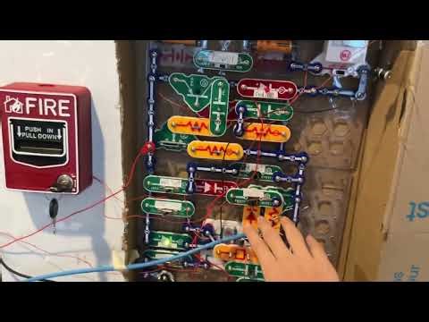 Snap Circuits Fire Alarm | System Test 10 🧔🧔🧔
