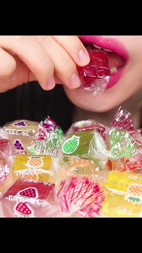 ASMR Candy Jelly Eating Compilation