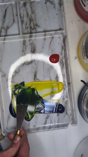 Beginner palette knife experience: how to use a palette knife 🎨