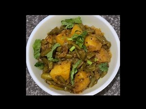 Potato and fine runner bean curry (V104) recipe