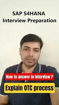 Explain OTC Process in SAP FICO | Interview Answer in 2 mins