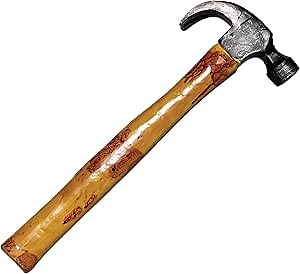 UNDERWRAPS Faux Halloween Foam Hammer - Cosplay Accessories for Adults, Costume Prop Weapons, Halloween Party Decor, Toy Hammer, Horror Killer Toys