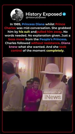 When Princess Diana Made a Boss Move 👑💪