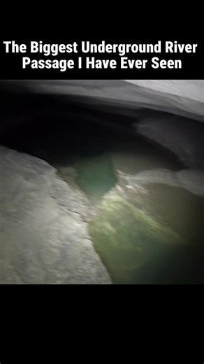 The biggest underground river passage I have ever seen #cavechronicles | cave videos