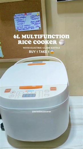 Multi function large capacity rice cooker with electric kettle | Maimeite rice cooker