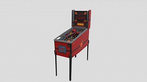 Pinball Machine - 3D model by nathanielbrenner