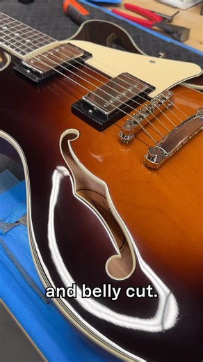 Orangewood Guitars on Instagram: "Order up! One semi-hollow set up and packed - many more to go."