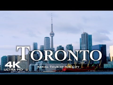 TORONTO 🇨🇦 Drone Aerial 4K | Ontario Canada