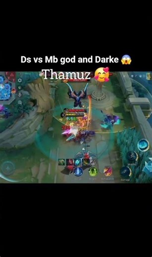 Ds vs Mb god and Darke 😱 with Thamuz 🥰 TANK #mobilelegends #mlbbshorts#yt‪@mr_indian_legend_ds‬