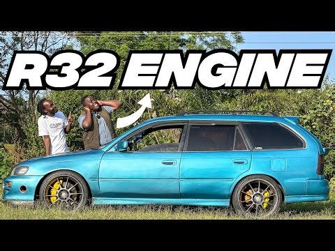We Put An R32 Turbocharged VR6 Engine in this Toyota Corolla !!!!