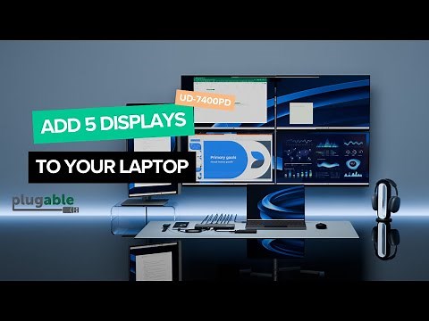 The 5 Display Docking Station from Plugable
