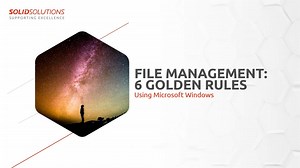 6 Golden Rules of SOLIDWORKS File Management