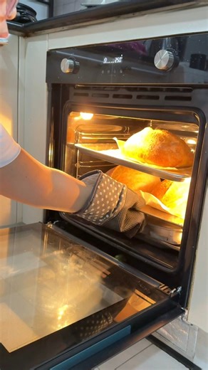 Open bake 3 loaves, for those who want to bake multiple loaves in the same time, I recommend open bake method. Here is the recipe for two loaves 1500 g. Bread flour 1050 g. Water (70%) 200 g. Peak starter (20%) 30 g. Salt (2%) 2 sets of slap and fold after initial mix (15 minutes apart) 4 set of stretch and fold every 30 minutes Rest 2.5-3 hours at 25 c’ Pre shape 15 minutes and shape then putting in the Banneton basket and rest for 1 hour then cold retard for over night 12 hours Baking Pre heat