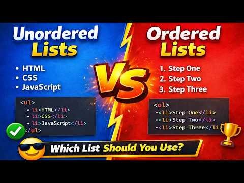 3 - Lists ordered unordered || ওয়েব ডেভেলপমেন্ট কোর্স