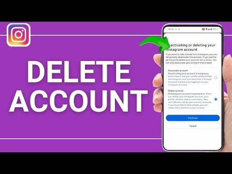 How to Delete Instagram Account on Andriod?