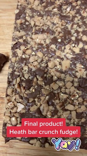 Delicious Heath Bar Crunch Fudge Recipe