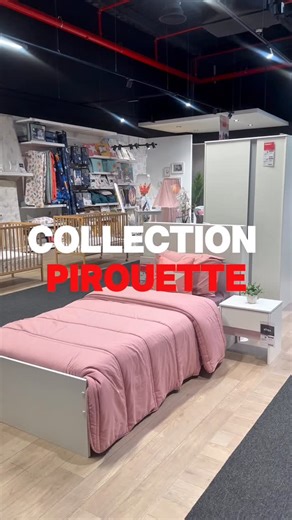 La collection PIROUETTE, des meubles modernes, pratiques et doux pour créer une chambre d’enfant élégante et fonctionnelle. 🌸✨ | KITEA