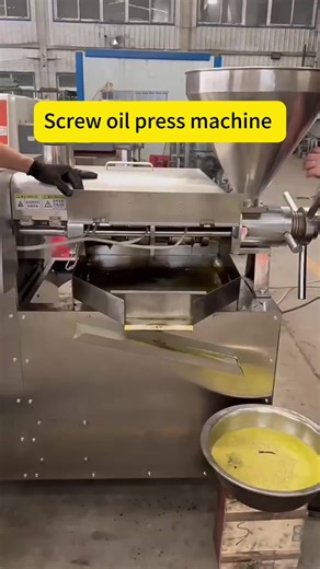 Screw oil press machine