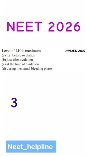 human reproduction MCQ #neet #study