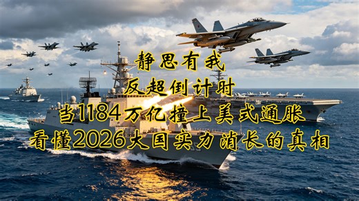 静思有我：反超倒计时，当11.84万亿撞上美式通胀，看懂2026大国实力消长的真相