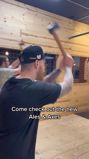 Come check out the NEW Ales & Axes! The newest premier axe throwing facility in the area is located right at Buffalo RiverWorks. It’s the perfect spot to gather friends or host your next special event. They offer a bunch of speciality cocktails and a wide variety of homemade brews. Their menu is stacked with something for everyone in your group to enjoy in between throws. Follow @alesnaxes to learn more about their location and how to book your next axe throwing session. #stepoutbuffalo #buffalo