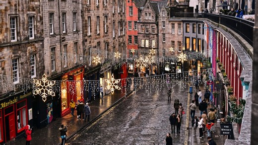 Scots streets named among UK's most festive as Christmas shopping season starts