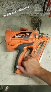 14K views · 1.9K reactions | Converting an Austrailian Paslode nail gun over to use European gas cartridges. The Austrian paslode guns use a different cylinder of gas, if you bring them back to Europe, you will have to convert them over. Not cheap at around 200 euro. #paslode #nailgun #nailer #gasgun #Australian #converted #pasloderepair #paslodeservice #paslodeconverted #im350 #roofinggun #tools #toolhack #tooltip #tip #hack #DeanDohertyGreaser | Deandohertygreaser | Facebook