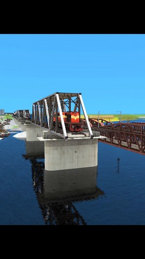 Train vs Broken Rail Bridge 😱 Follow For More interesting train videos @railroadfunz97 Train Simulator Indian Railways Train Accident BeamNG Drive #train #railroad #gaming #reels #explorepage #foryou #viralreels #trending #explore #like #follow #game #trains #railway #railfanning | Railroad Funz